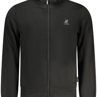 US GRAND MEN'S BLACK ZIP-UP SWEATSHIRT