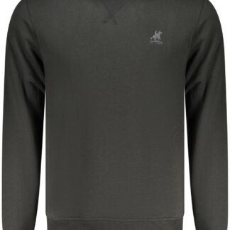 US GRAND MEN'S BLACK ZIP-UP SWEATSHIRT