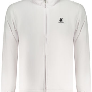 US GRAND MEN'S WHITE ZIP-UP SWEATSHIRT