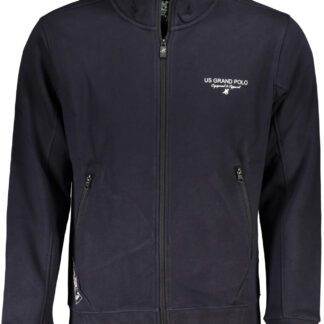 US GRAND MEN'S BLUE ZIP-UP SWEATSHIRT