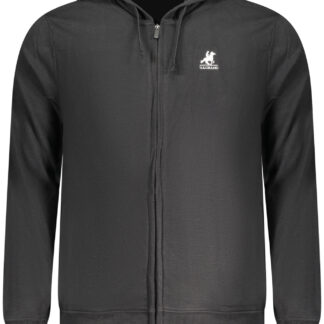 US GRAND MEN'S BLACK ZIP-UP SWEATSHIRT