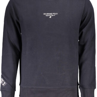 US GRAND MEN'S BLUE ZIP-UP SWEATSHIRT