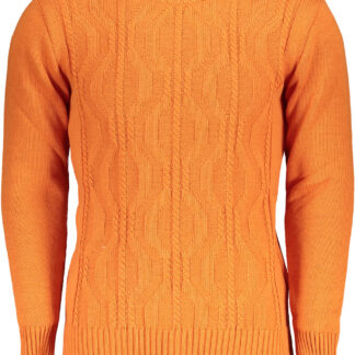 US GRAND MEN'S ORANGE SWEATER