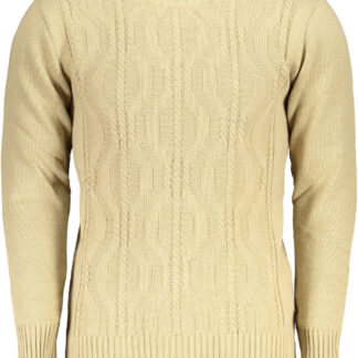 US GRAND MEN'S BEIGE SWEATER
