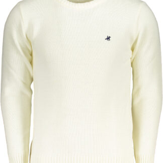 US GRAND MEN'S WHITE SWEATER