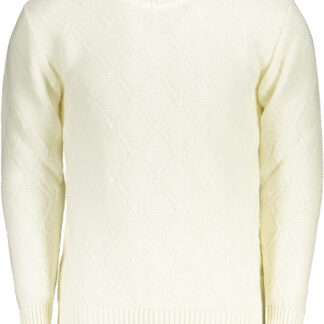 US GRAND MEN'S WHITE SWEATER