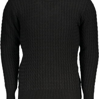 US GRAND MEN'S BLACK SWEATER