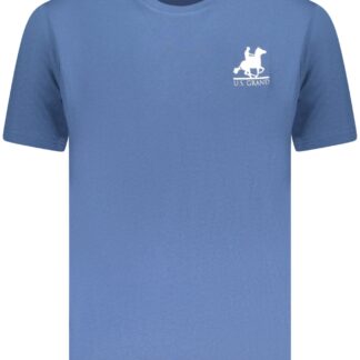 US GRAND MEN'S SHORT-SLEEVE T-SHIRT BLUE
