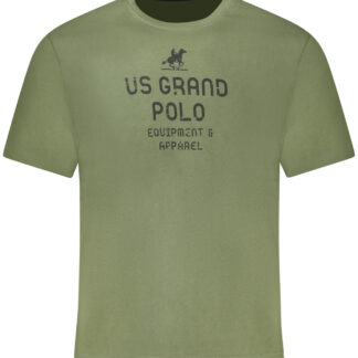 US GRAND MEN'S SHORT-SLEEVED GREEN T-SHIRT
