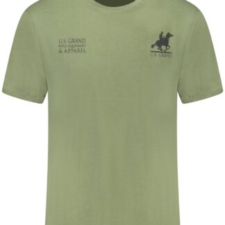 US GRAND MEN'S SHORT-SLEEVED GREEN T-SHIRT