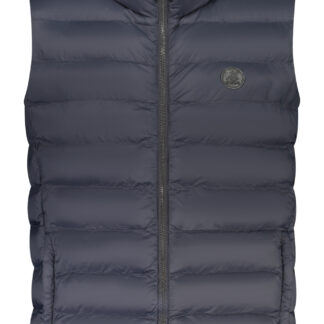 US GRAND MEN'S BLUE SLEEVELESS JACKET