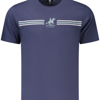 US GRAND MEN'S SHORT-SLEEVE T-SHIRT BLUE