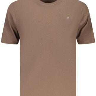 US GRAND MEN'S SHORT-SLEEVE T-SHIRT BROWN