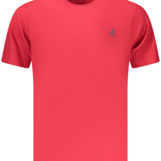 US GRAND MEN'S SHORT-SLEEVED RED T-SHIRT