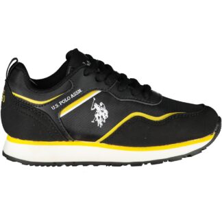 US POLO ASSN. BLACK CHILDREN'S SPORTS SHOES