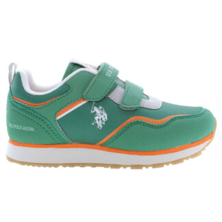 US POLO ASSN. CHILDREN'S GREEN SPORTS FOOTWEAR