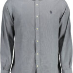 US POLO ASSN. MEN'S BLUE LONG-SLEEVED SHIRT