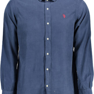US POLO ASSN. MEN'S BLUE LONG-SLEEVED SHIRT
