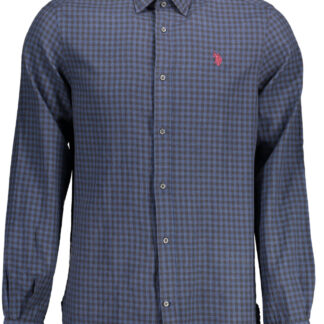 US POLO ASSN. MEN'S BLUE LONG-SLEEVED SHIRT