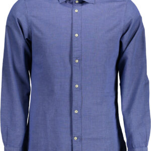 US POLO ASSN. MEN'S BLUE LONG-SLEEVED SHIRT