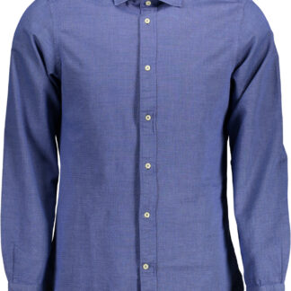 US POLO ASSN. MEN'S BLUE LONG-SLEEVED SHIRT