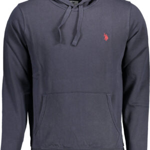 US POLO ASSN. MEN'S BLUE ZIP-UP SWEATSHIRT