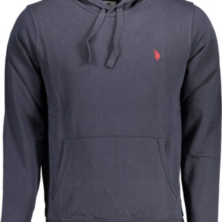 US POLO ASSN. MEN'S BLUE ZIP-UP SWEATSHIRT