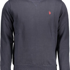US POLO ASSN. MEN'S BLUE ZIP-UP SWEATSHIRT