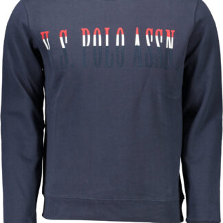 US POLO ASSN. MEN'S BLUE ZIP-UP SWEATSHIRT