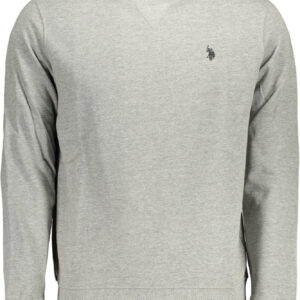 US POLO ASSN. MEN'S GRAY ZIP-UP SWEATSHIRT