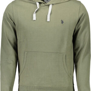 US POLO ASSN. MEN'S GREEN ZIP-UP SWEATSHIRT