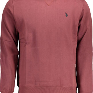 US POLO ASSN. MEN'S PURPLE ZIP-UP SWEATSHIRT