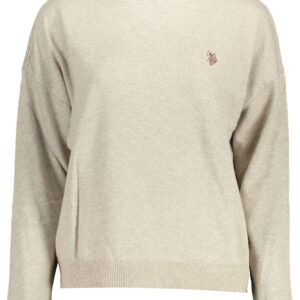 US POLO ASSN. WOMEN'S BEIGE TURTLENECK