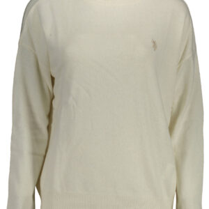 US POLO ASSN. WOMEN'S WHITE TURTLENECK