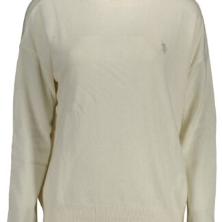 US POLO ASSN. WOMEN'S WHITE TURTLENECK