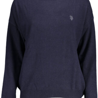 US POLO ASSN. WOMEN'S BLUE TURTLENECK