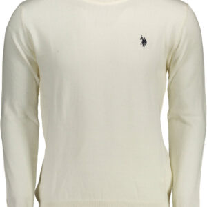 US POLO ASSN. MEN'S WHITE TURTLENECK