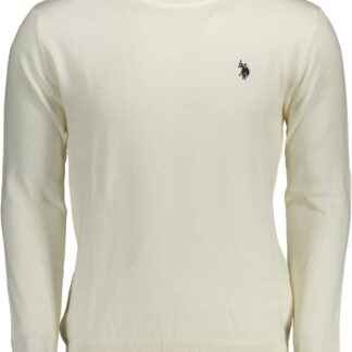 US POLO ASSN. MEN'S WHITE TURTLENECK