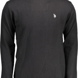 US POLO ASSN. MEN'S BLACK TURTLENECK
