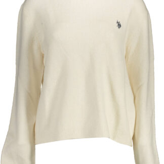 US POLO ASSN. WOMEN'S WHITE SWEATER