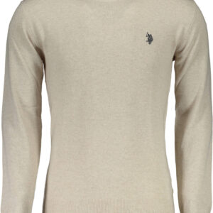 US POLO ASSN. MEN'S BEIGE SWEATER