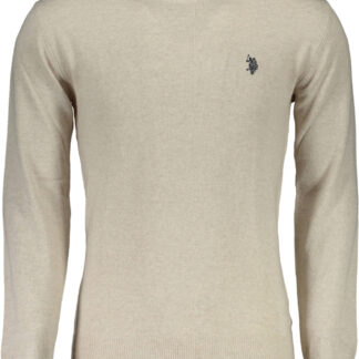 US POLO ASSN. MEN'S BEIGE SWEATER