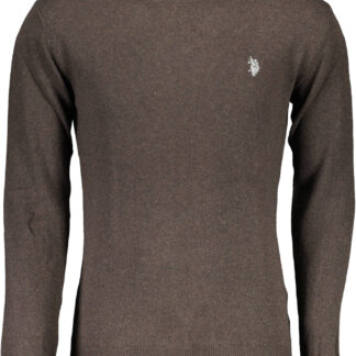 US POLO ASSN. MEN'S BROWN SWEATER