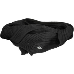 US POLO ASSN. MEN'S BLACK SCARF